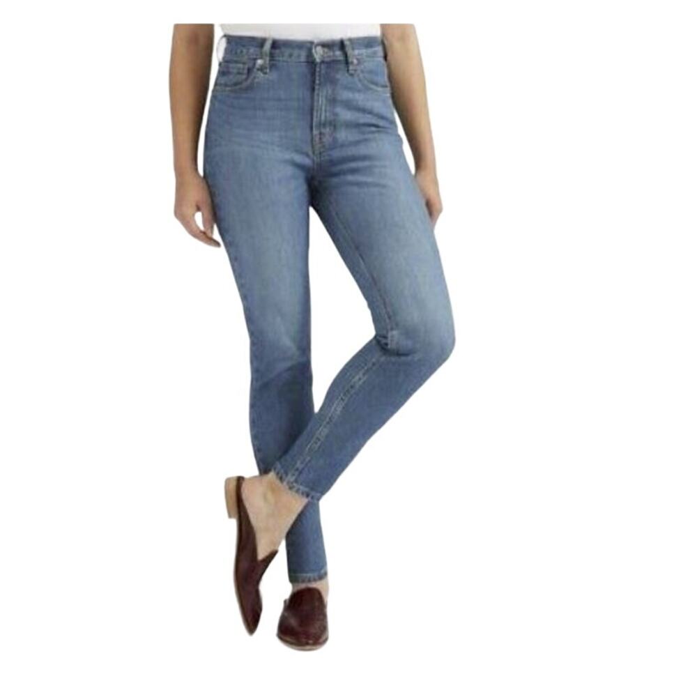 Everlane High Rise Skinny Jeans Blue Denim‎ (28 / 27))